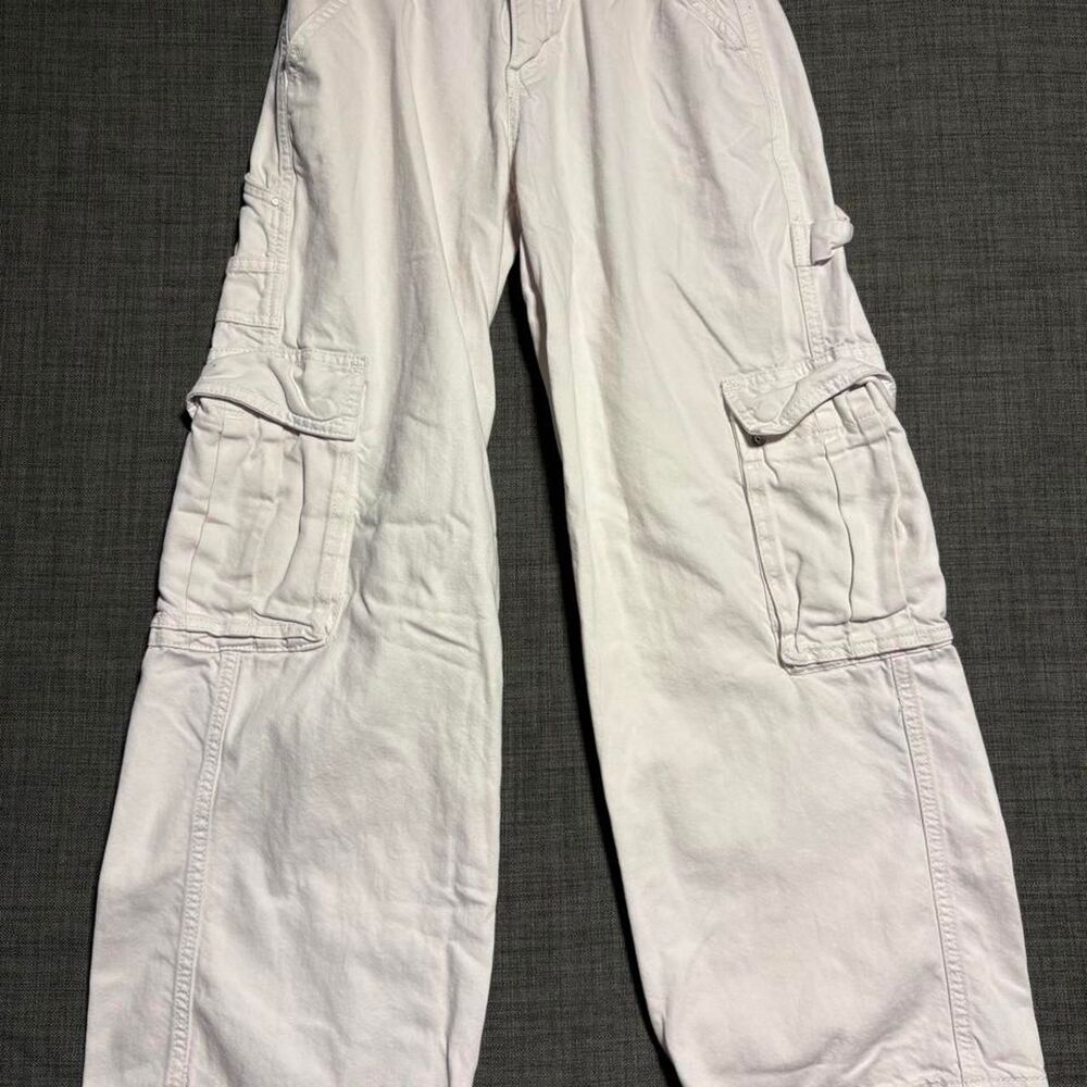Wild Fable Women's size 2 regular White Utility Cargo Pants